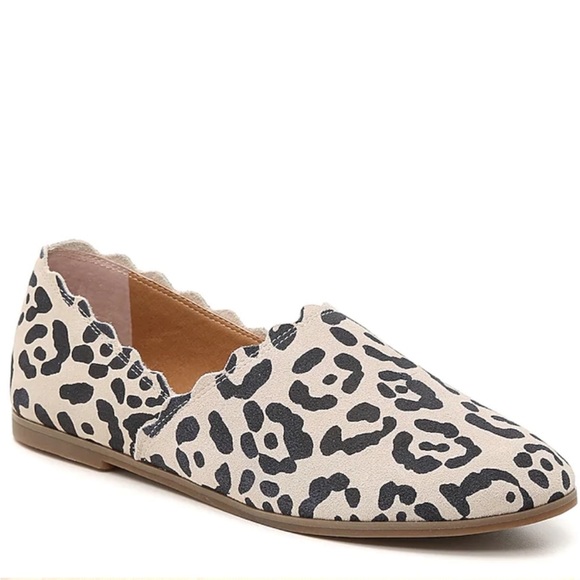 Lucky Brand Shoes - Cloeey Suede Leather Leopard Print Flats